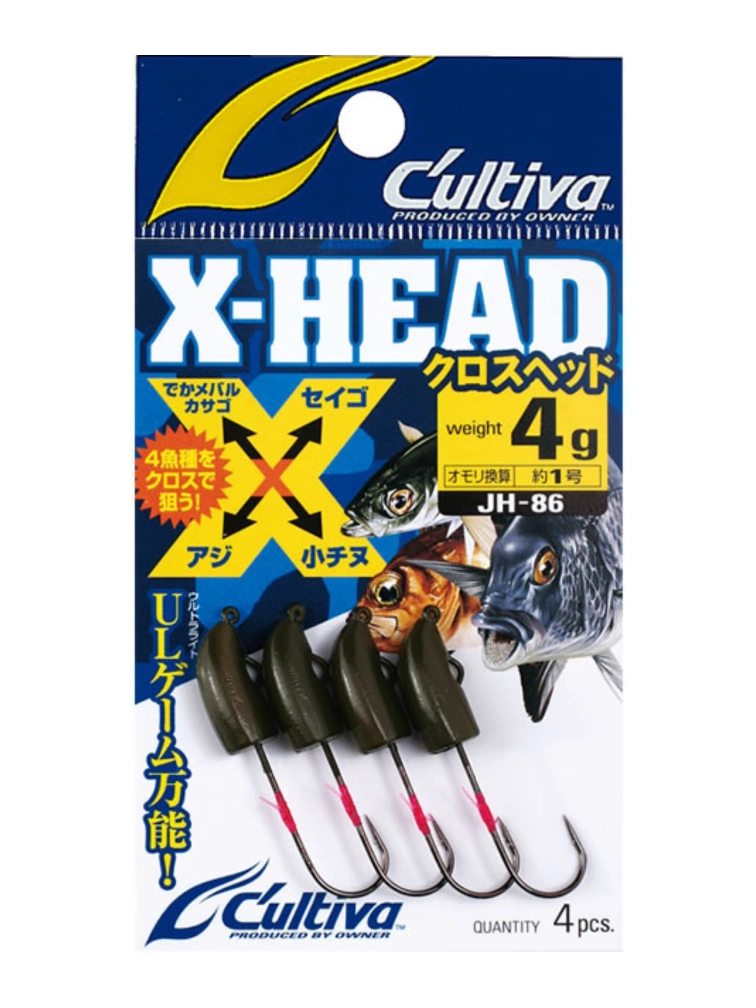 Cultiva 11681 X-Head LRF Jighead