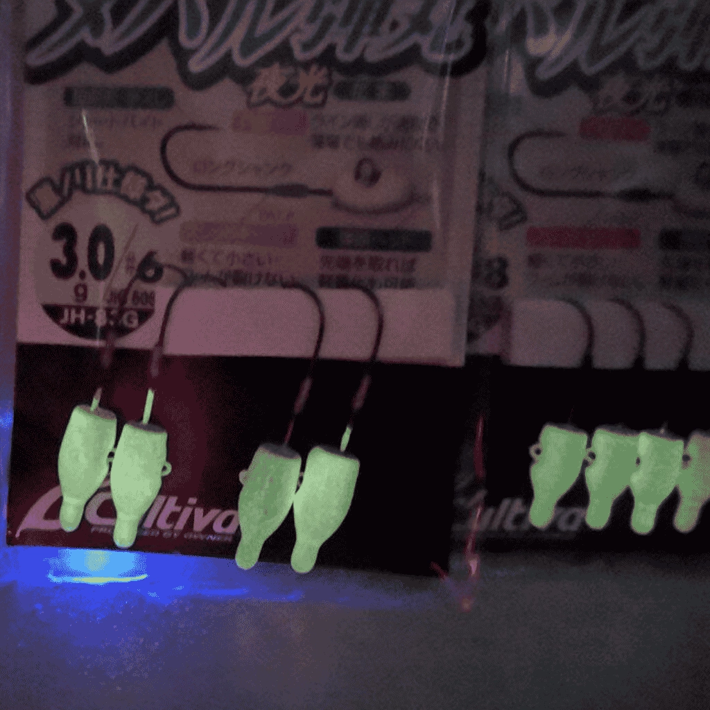 Cultiva 11606 Mebaru Dama Glow Lrf Jighead (JH-83G)