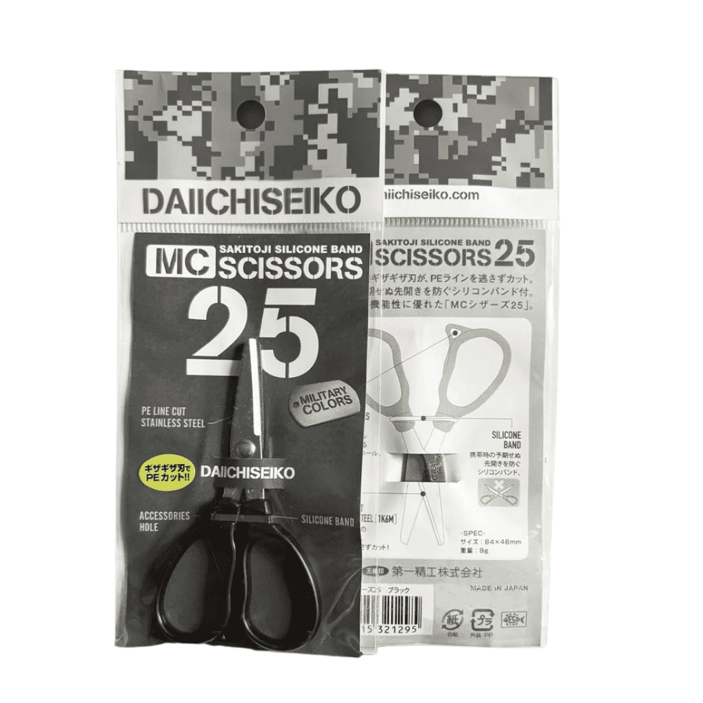 Daiichiseiko MC Scissors 25 Black (Siyah) Balıkçı Makası