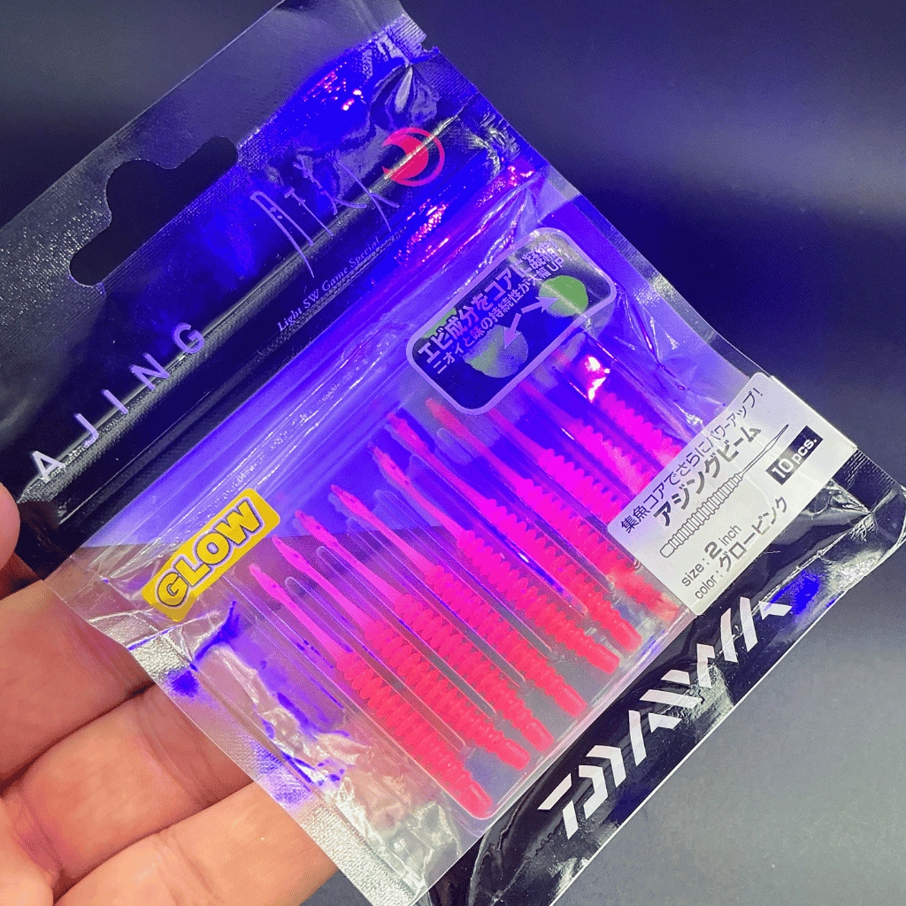 Daiwa Gekkabijin Ajing Beam Glow Pink 5 cm LRF Silikon Yem