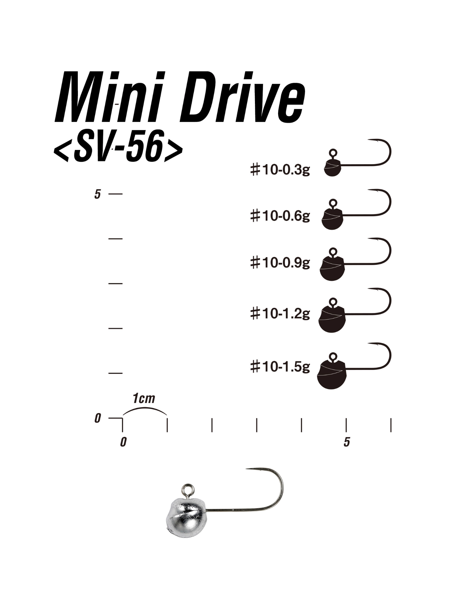 Decoy Mini Drive SV-56 LRF Jighead (5’li Paket)