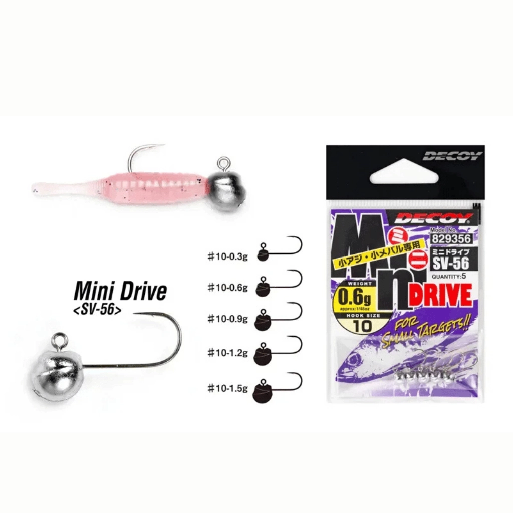 Decoy Mini Drive SV-56 LRF Jighead (5’li Paket)