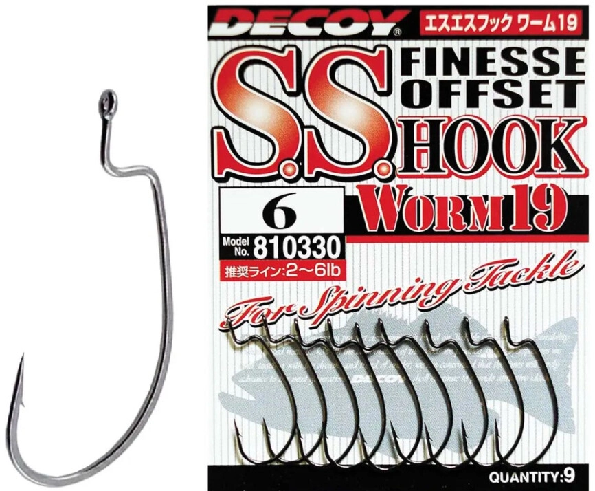 Decoy Worm 19 SS Hook Ofset İğne