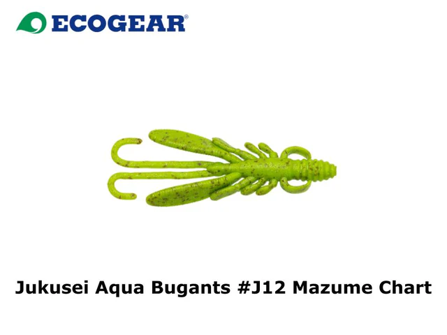 Ecogear Jukusei Aqua Bug Ants 2’’ 56mm J12 Mazume Chart