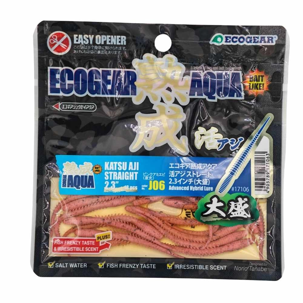 Ecogear Jukusei Aqua Katsu Aji Straight 2.3’’ (5.8 cm) LRF Silikon Yem