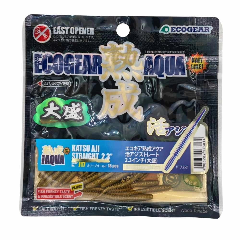 Ecogear Jukusei Aqua Katsu Aji Straight 2.3’’ (5.8 cm) LRF Silikon Yem
