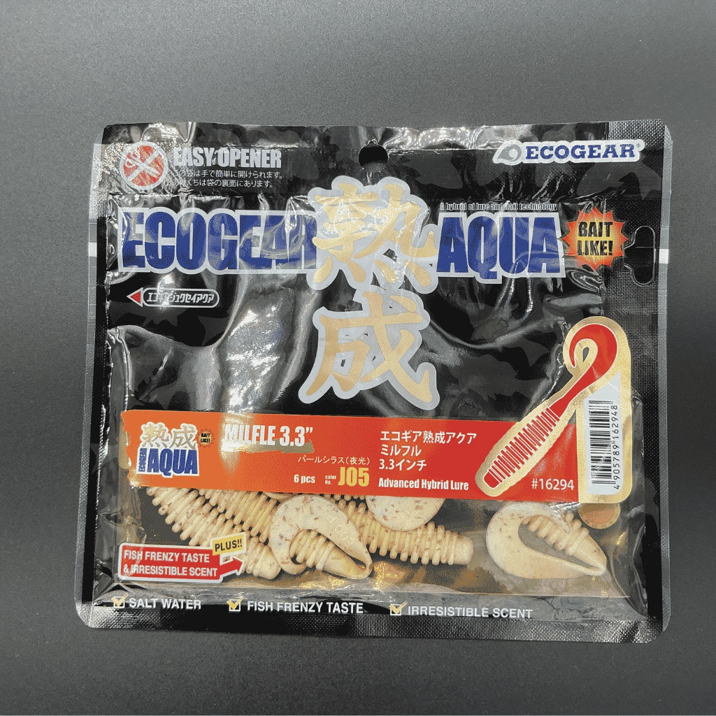 Ecogear Jukusei Aqua Milfle 3.3 İnç J05 Pearl Silas Silikon Yem