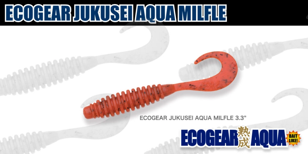 Ecogear Jukusei Aqua Milfle 3.3 İnç J18 Orange Gold Silikon Yem