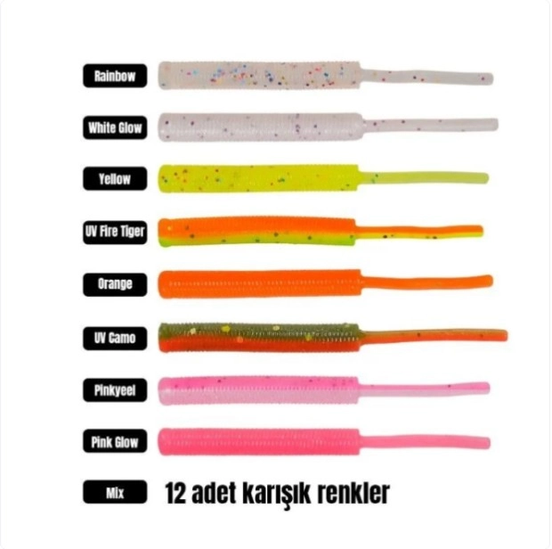 Effe Baby Worm 5.2 cm Lrf Silikonu