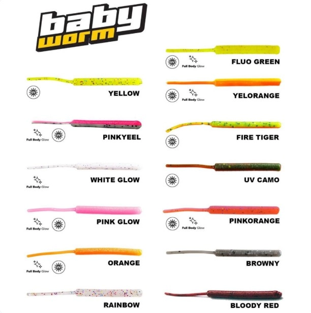 Fujin Baby Worm 5.2 cm Floating LRF Silikonu