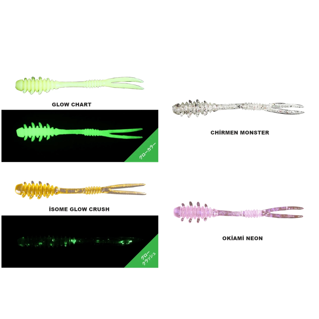 Jackall Amiami Micro 1’’ Under Glow Chart Karides Kokulu Silikon Yem