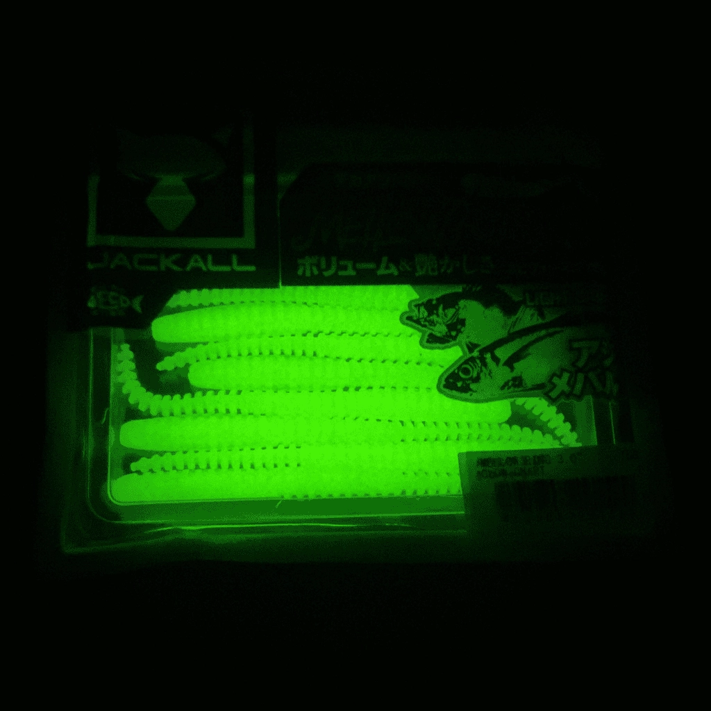 Jackall Mellow Ring 3’’ (7.6 cm) Glow Chart Kokulu Silikon Yem