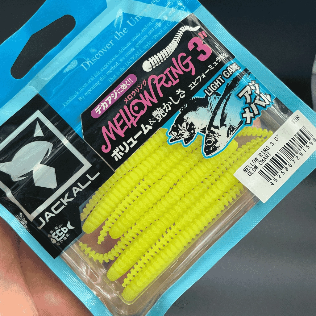 Jackall Mellow Ring 3’’ (7.6 cm) Glow Chart Kokulu Silikon Yem