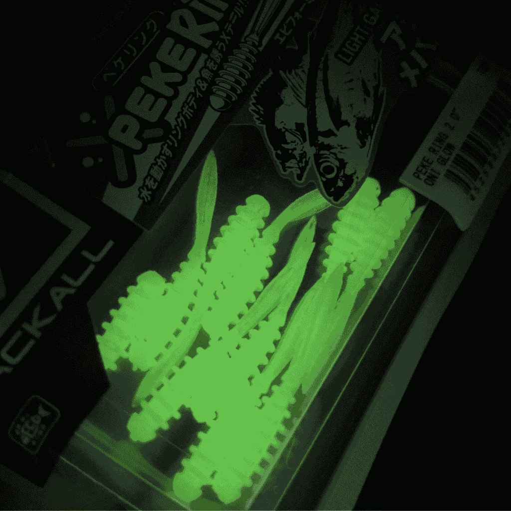 Jackall Peke Ring 2 İnç Oni Glow Silikon Yem