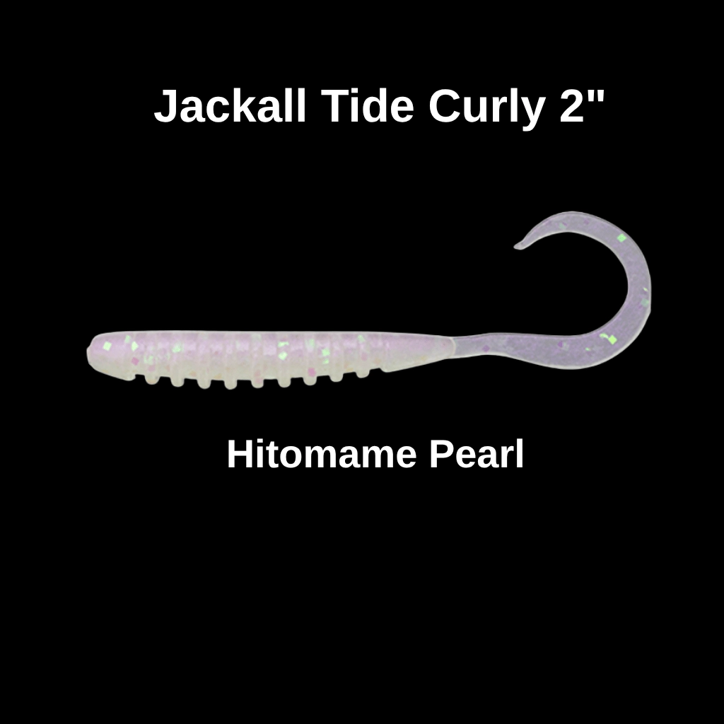 Jackall Tide Curly 2’’ (5 cm) Hitomame Pearl Silikon Yem