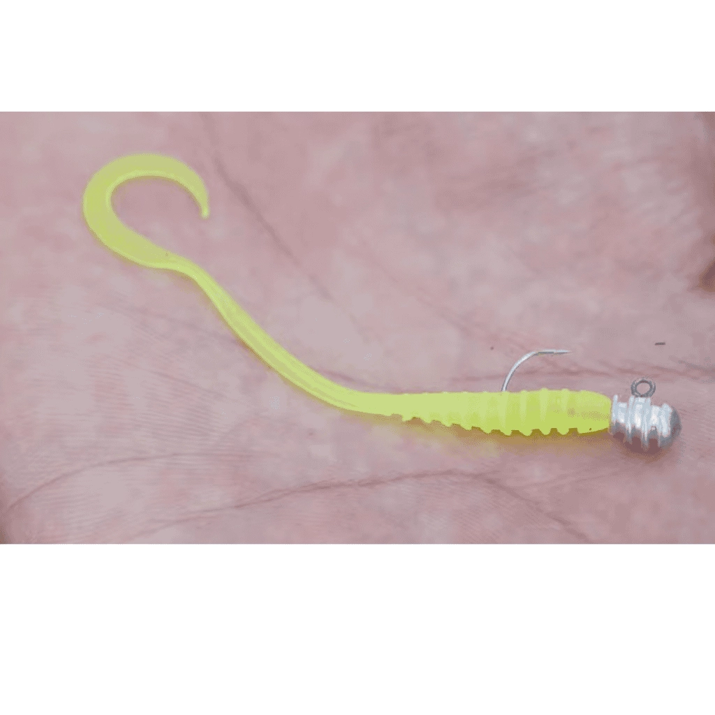 Jackall Tide Curly 2.8’’ (7.1 cm) Glow Chart Silikon Yem