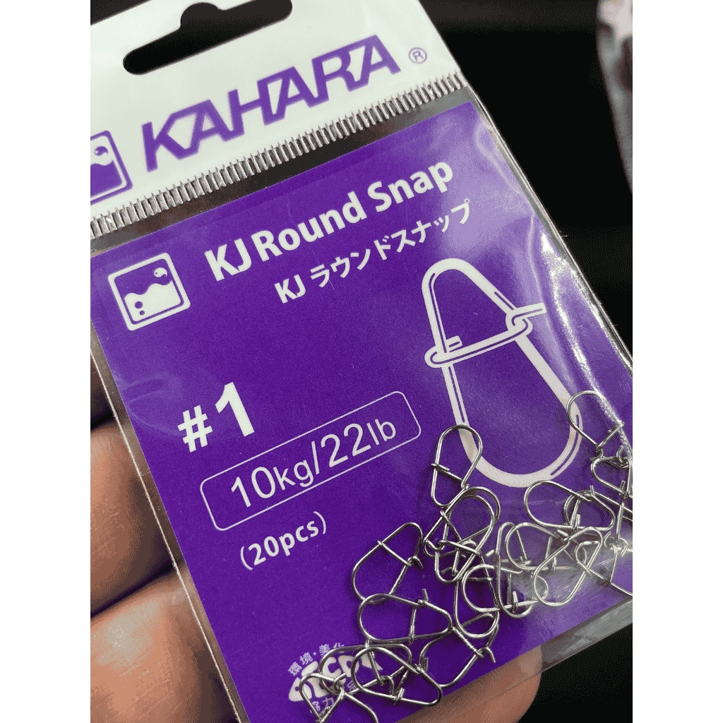 Kahara KJ Round Snap Olta Klipsi (20 ADET)