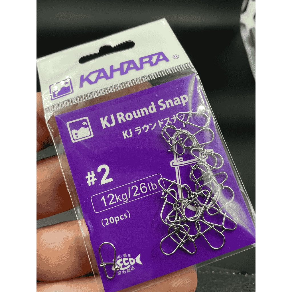 Kahara KJ Round Snap Olta Klipsi (20 ADET)