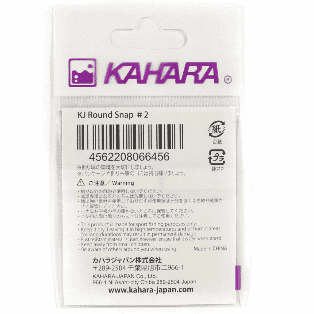 Kahara KJ Round Snap Olta Klipsi (20 ADET)