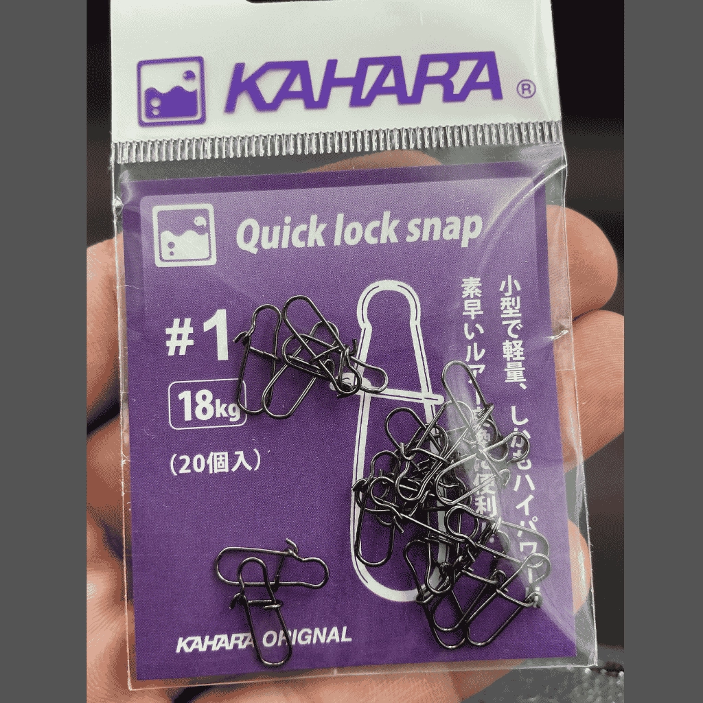 Kahara Quick Lock Lure Snap Hızlı LRF ve Spin Klipsi (20 Adet)