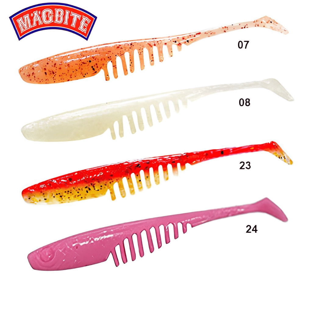 Magbite Chucky 2.3’ 5.8cm 08 Pearl White Kokulu Silikon Yem