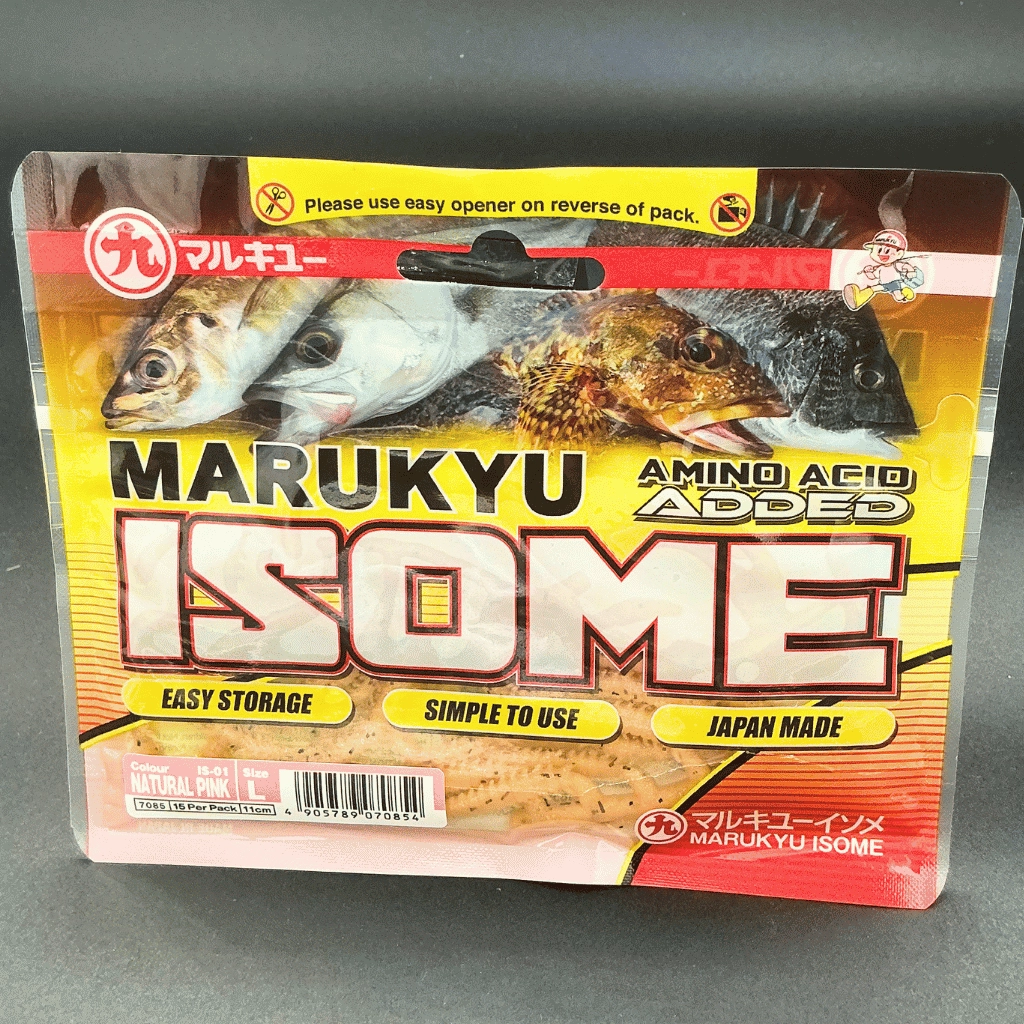 Marukyu Power Isome Large 11 cm IS-01 Natural Pink Silikon Yem