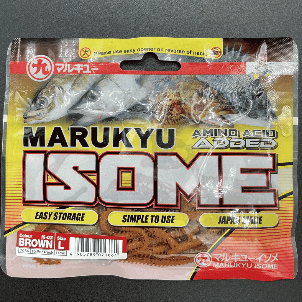 Marukyu Power Isome Large 11 cm IS-02 Brown Silikon Yem