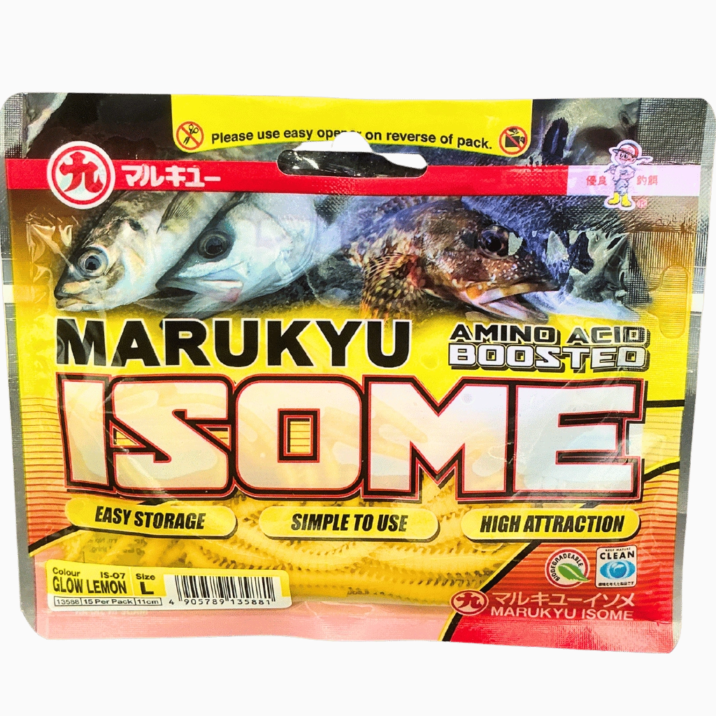 Marukyu Power Isome Large 11 cm IS-07 Glow Lemon Silikon Yem