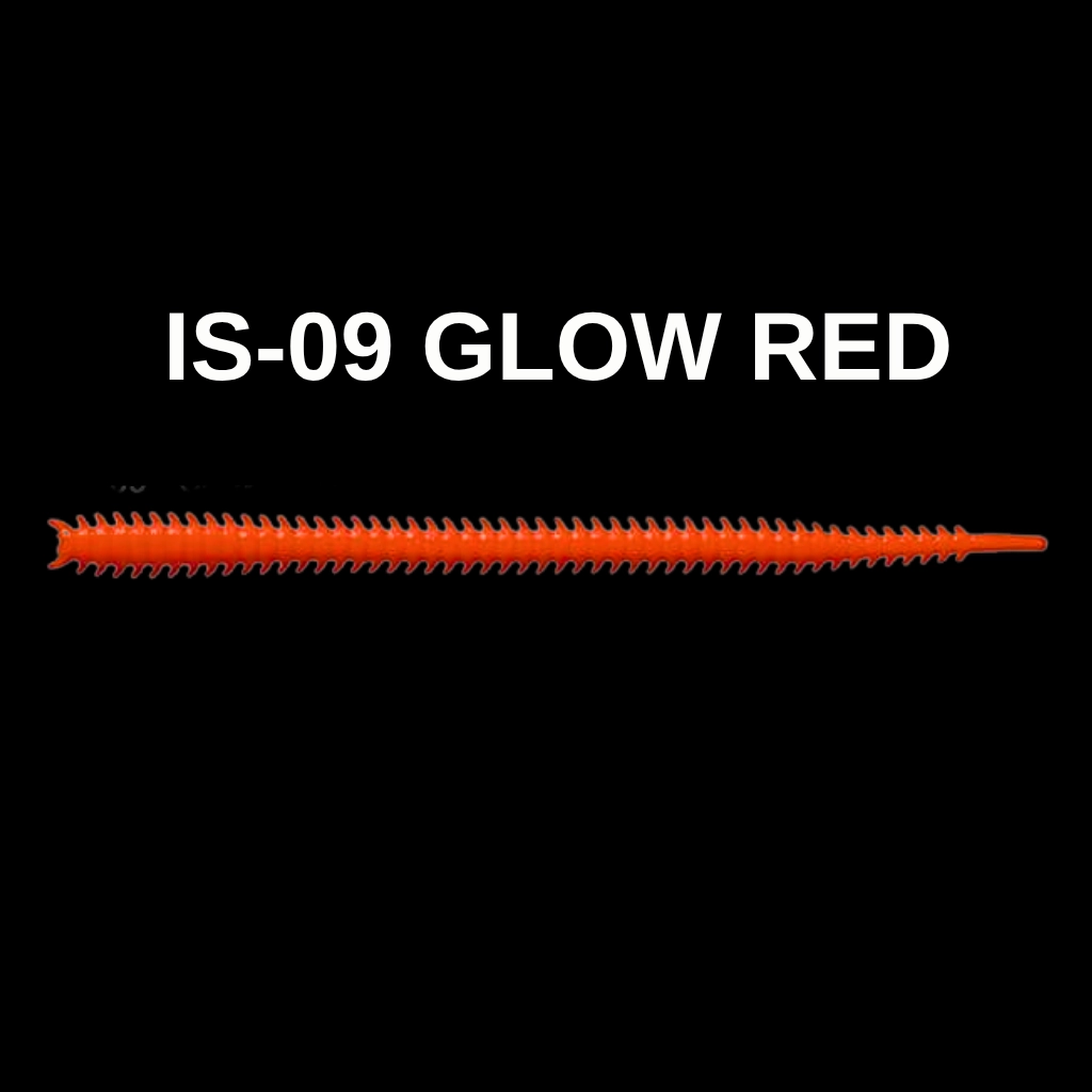 Marukyu Power Isome Large 11 cm IS-09 Glow Red Silikon Yem