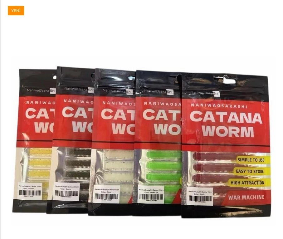 NaniwaOsakaShi Catana Worm 8cm Suni Yem
