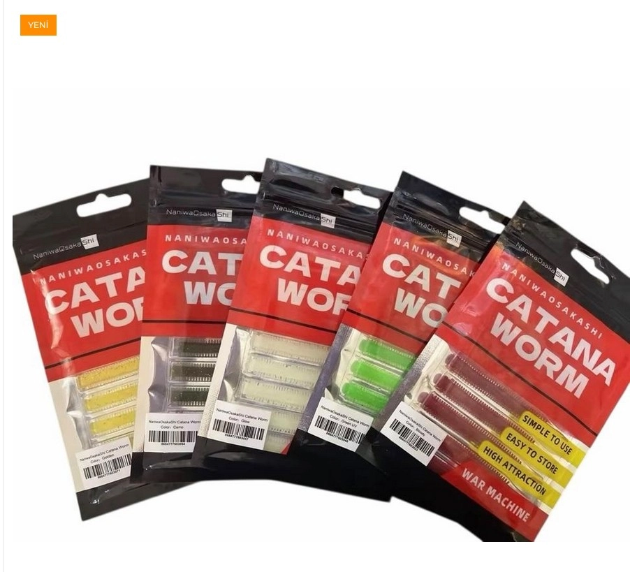 NaniwaOsakaShi Catana Worm 8cm Suni Yem