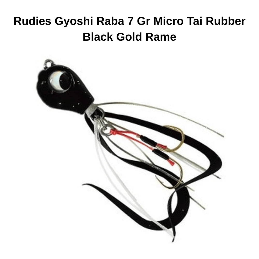 Rudies Gyoshi Raba 7 Gr Micro Tai Rubber Black Gold Rame