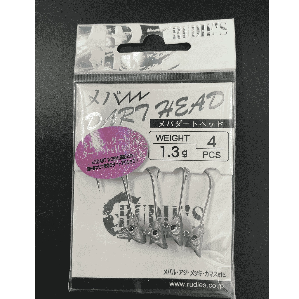 Rudie’s Meba Dart Head Jighead #4 (4 Ad)