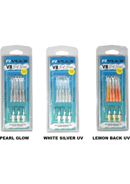 Ryuji V8 Silikon 8 Cm 5.5 Gr Maket Yem
