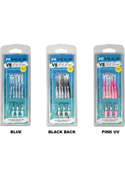Ryuji V8 Silikon 8 Cm 5.5 Gr Maket Yem