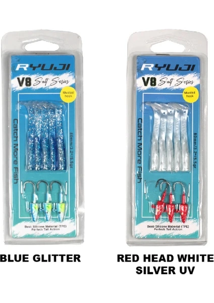 Ryuji V8 Silikon 8 Cm 5.5 Gr Maket Yem