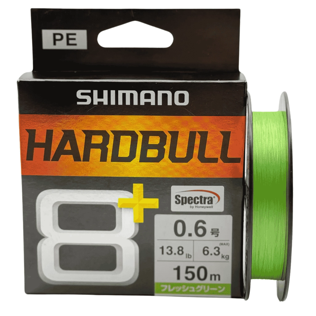 Shimano Hardbull 8+ LD-M58X 150m #0.6 (0.128mm) 6.3kg Light Green İp Misina