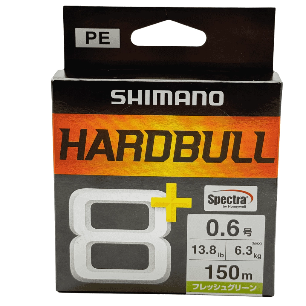 Shimano Hardbull 8+ LD-M58X 150m #0.6 (0.128mm) 6.3kg Light Green İp Misina