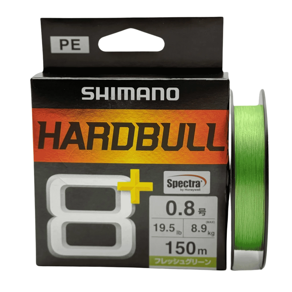 Shimano Hardbull 8+ LD-M58X 150m #0.8 (0.148mm) Light Green İp Misina