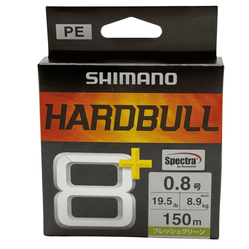 Shimano Hardbull 8+ LD-M58X 150m #0.8 (0.148mm) Light Green İp Misina