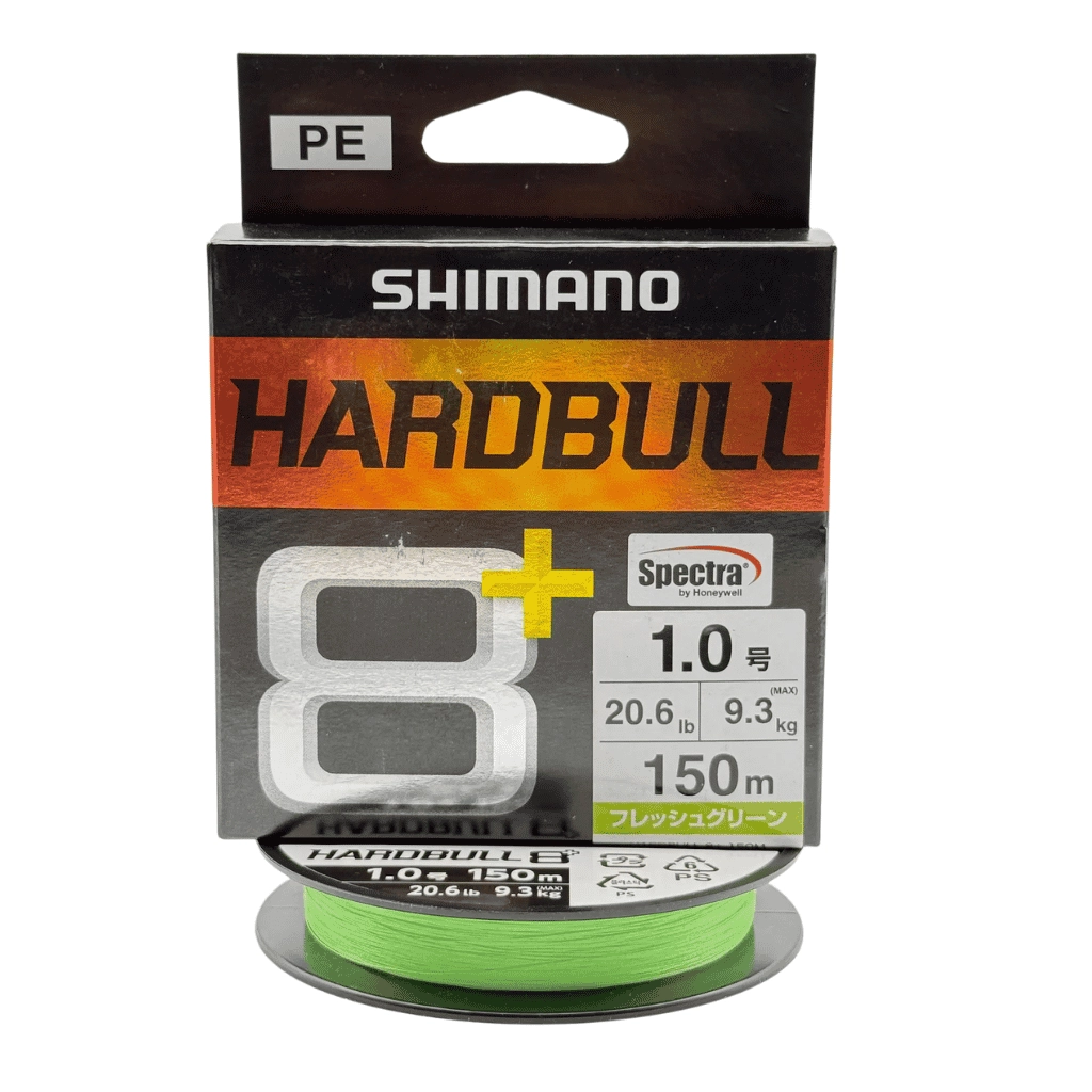 Shimano Hardbull 8+ LD-M58X 150m #1.0 Light Green İp Misina