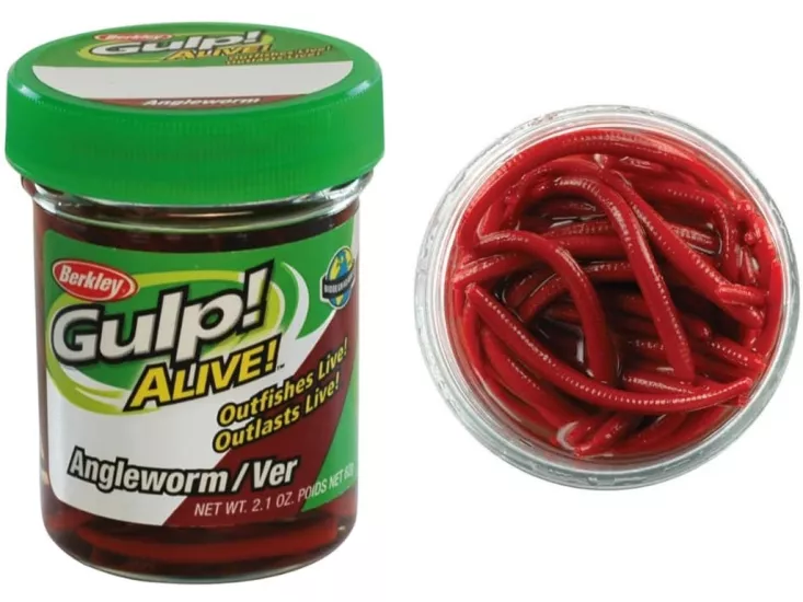 Berkley Gulp! Alive Angle Worm RED