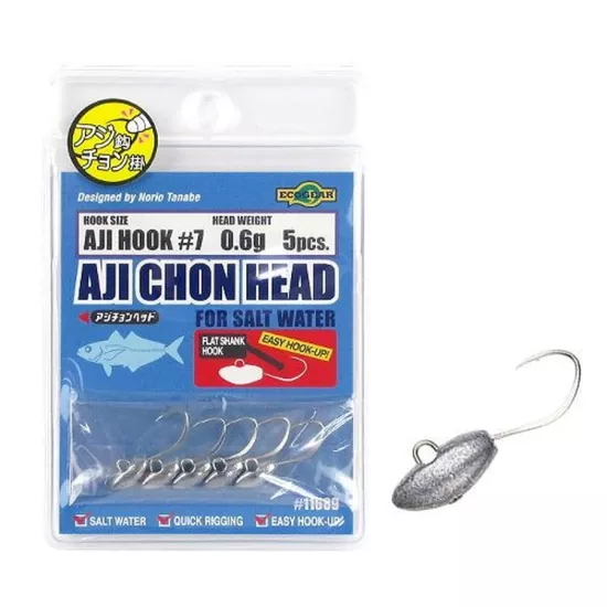 Ecogear Aji Chon Jighead 0,6 Gram No:7