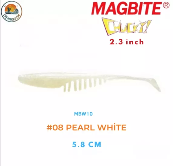 Magbite Chucky 2.3’ 5.8cm  08 Pearl White