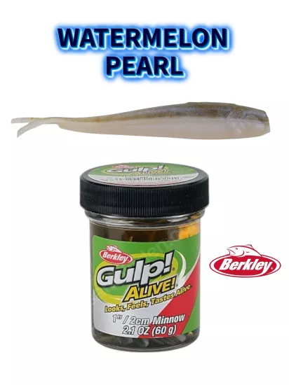 Berkley Gulp! Alive!® Minnow 1’’ Watermelon Pearl