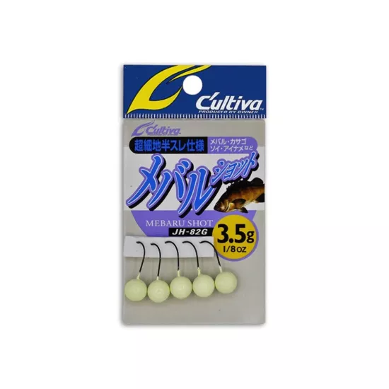 Cultiva 11566 Mebaru Shot Glow Lrf Jighead
