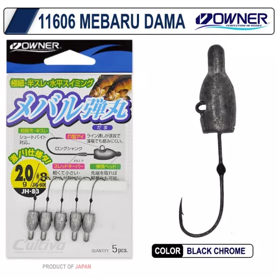 Owner Cultiva JH-83 Mebaru Dangan Jig Head