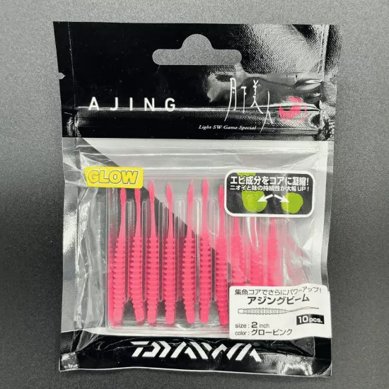 Daiwa Gekkabijin Ajing Beam 5 cm Glow Pink