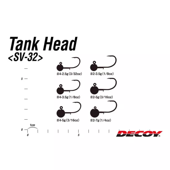 Decoy SV-32 Tankhead Jig Head - Hızlı Kargo