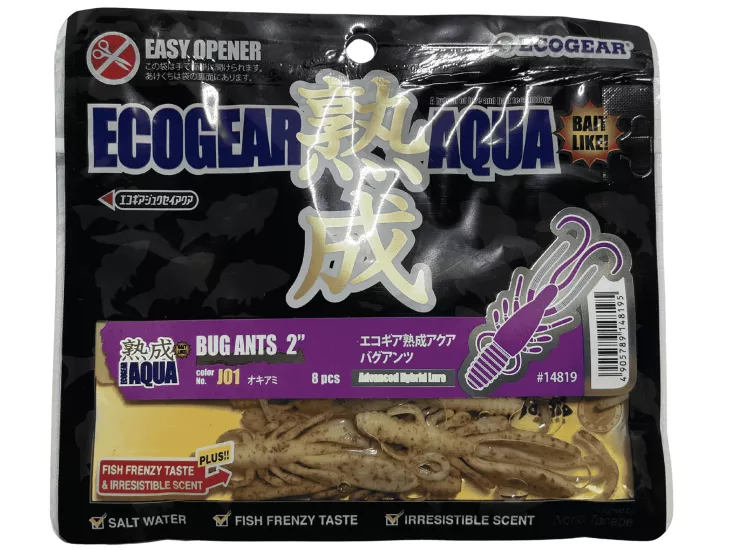 Ecogear Jukusei Aqua Bug Ants 2’’ J01 Okiami